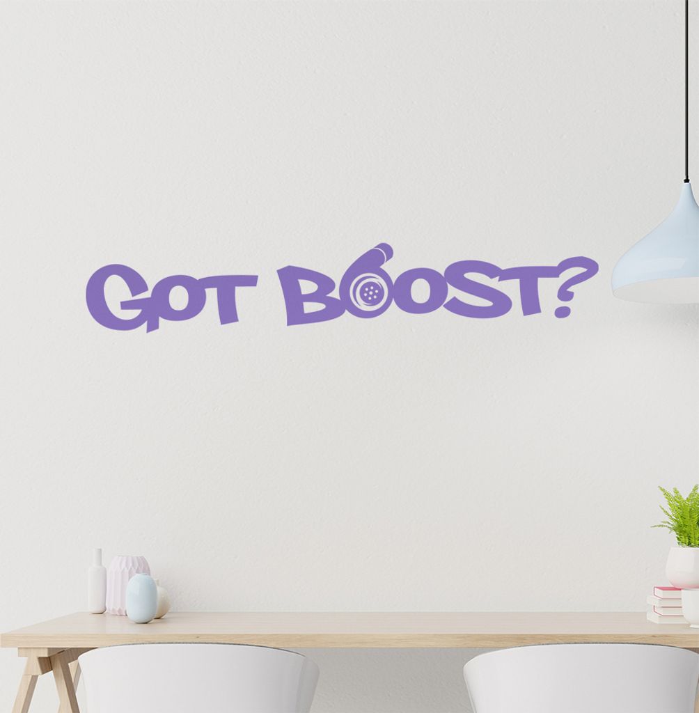 Got Boost Wandtattoo in 6 Größen - Wandaufkleber Wall Sticker - Dekoration, Küche, Wohnzimmer, Schlafzimmer, Badezimmer