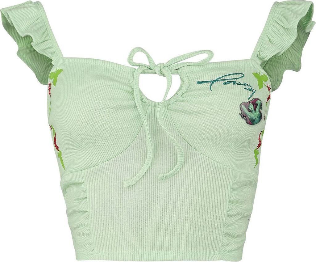 Batman Top Damen Poison Ivy hellgrün L