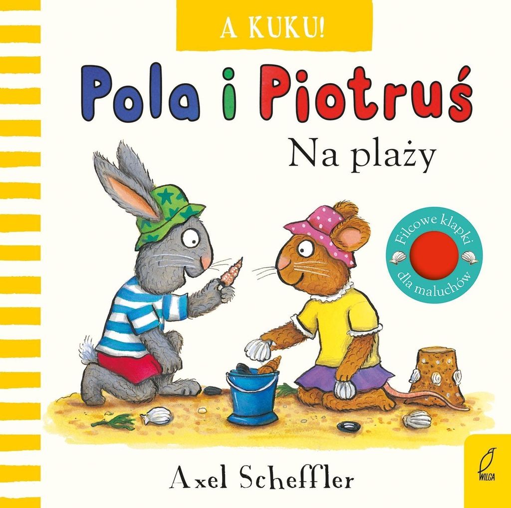 Pola i Piotruś A kuku! Książeczka na plaży z filcowymi Obrázok produktu 