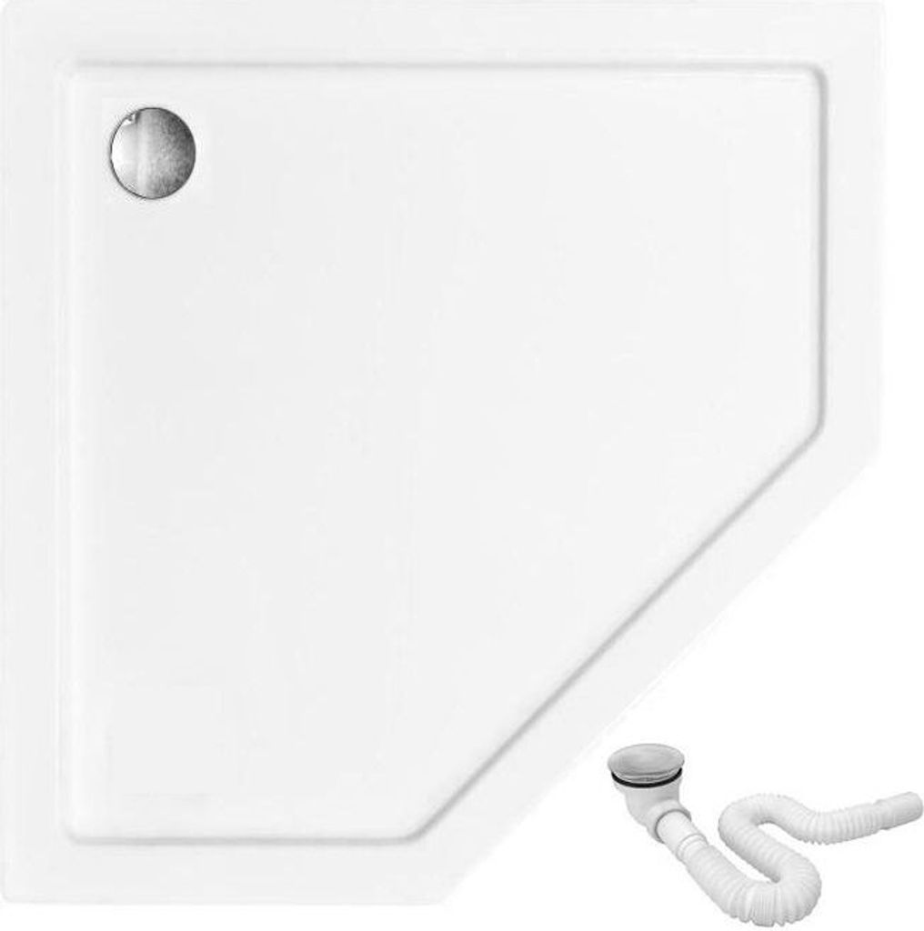 Brodzik prysznicowy akrylowy Diamond 90x90x5cm - trwałość i Zdjęcie produktu 