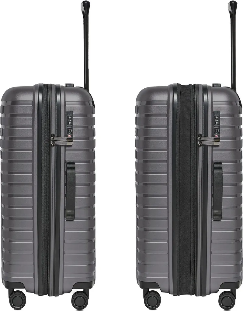Valises Rigides Robustes Set de 3 Pactastic Anthracite Anti-Choc - 4