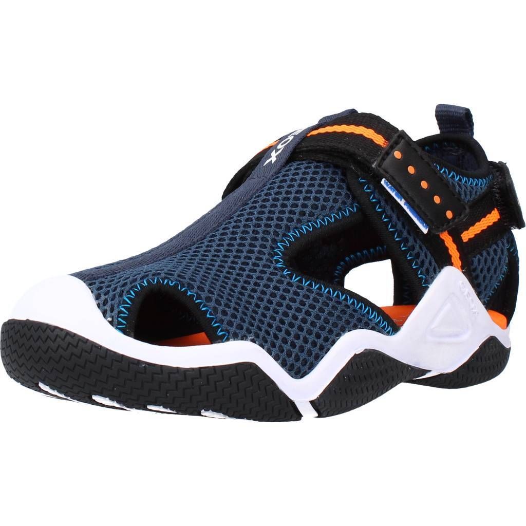 GEOX Sandalen WADER, Textil, Blau, Kinder
