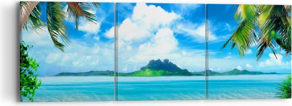 Bild auf Leinwand - Leinwandbild - Strand Urlaub Insel Produktbild 