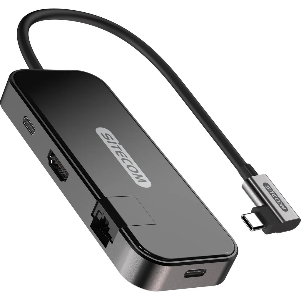 Hub USB-C pour Télétravail avec Port HDMI 4K et Ethernet Gigabit LAN