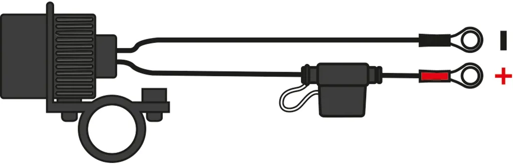 Oxford Double prise USB 5V 2A Connecteur Moto Haute Performance EL100 - 3