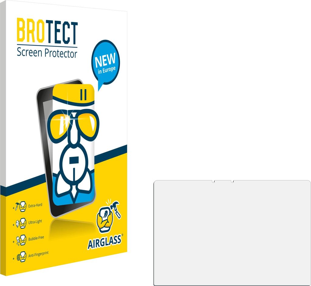 BROTECT Schutzglas für HP OmniBook 5 Flip 2-in-1 14-fp0770ng Schutzfolie Panzer Folie Glas Display Schutz klar