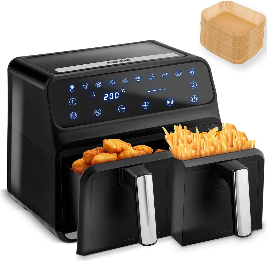 Recensione Berdsen BD-653: Friggitrice Aria Calda 1700W Doppia Area - 37