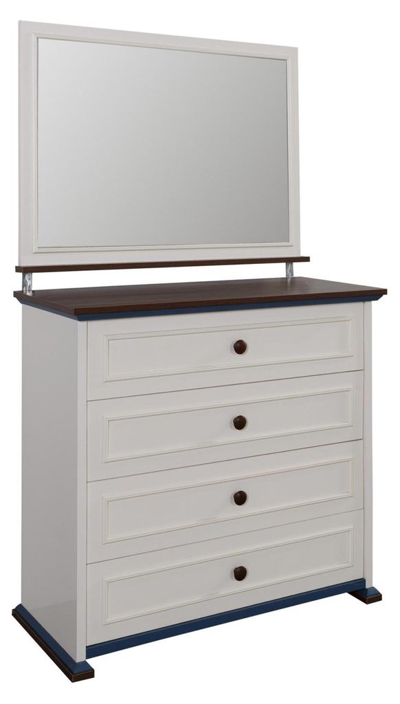 Kommode mit Spiegel Schubladen Holz Kommoden Jugendzimmer Sideboard