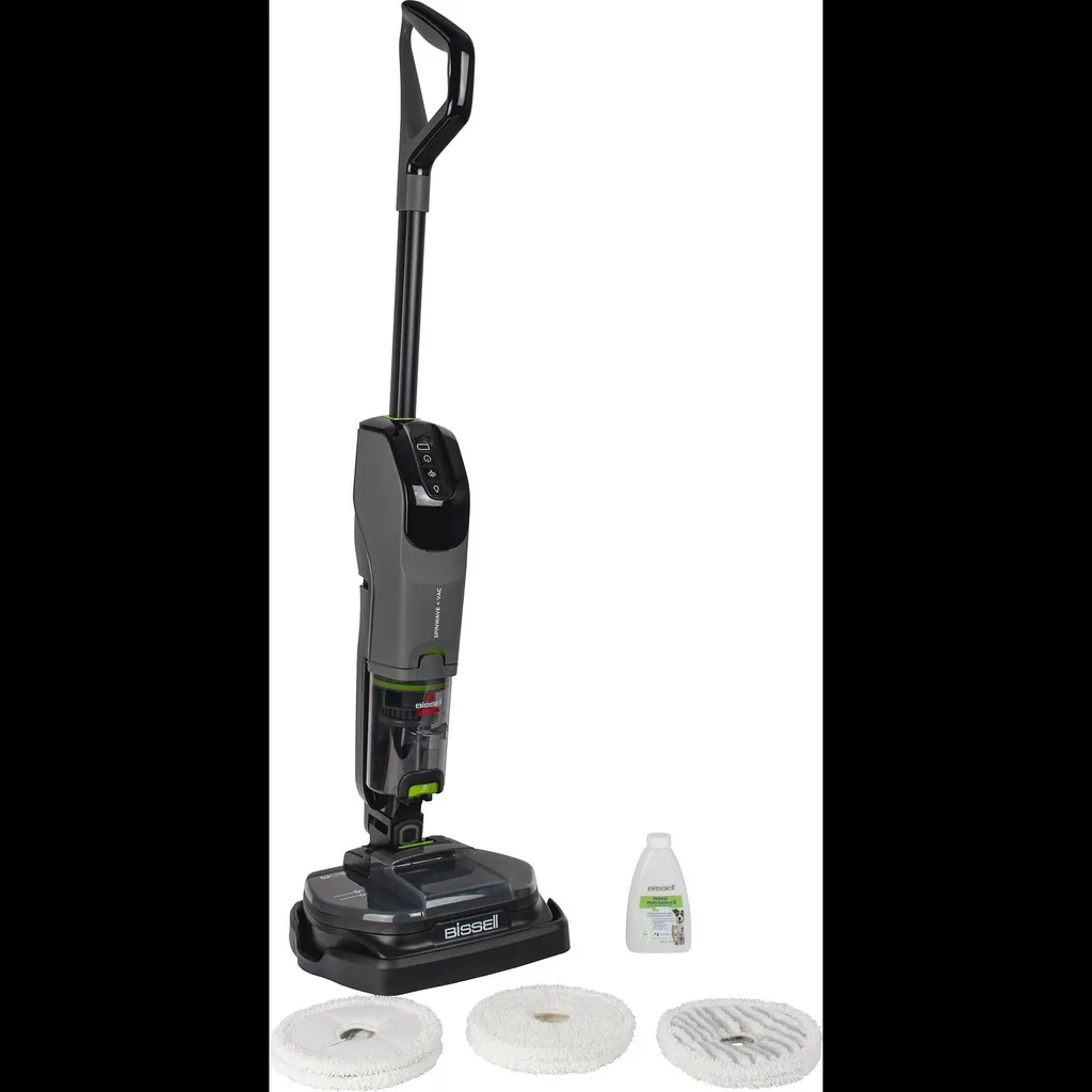 Aspirateur Laveur Rotatif BISSELL SpinWave Vac PET Pro 3898N sans Fil