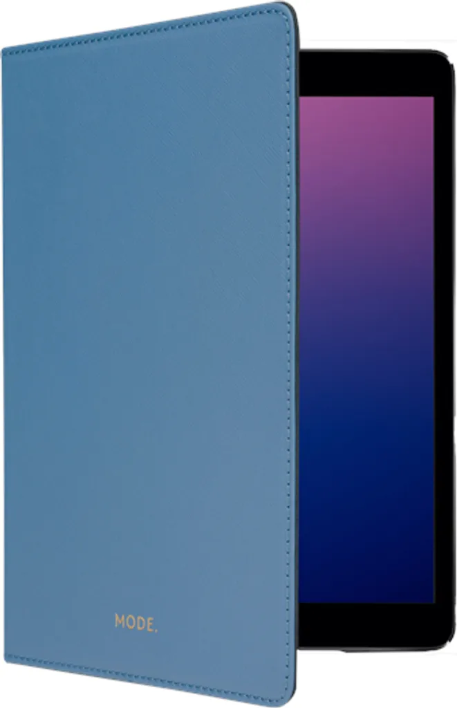 Étui Folio 10.2 Bleu Tokyo en Matériau Durable avec Support Vidéo