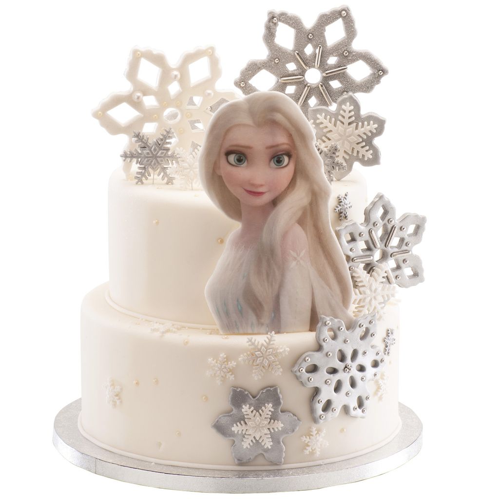 Dekora FrozenII Essbarer Tortenaufleger 14,8 x 21 cm (A5) Produktbild 