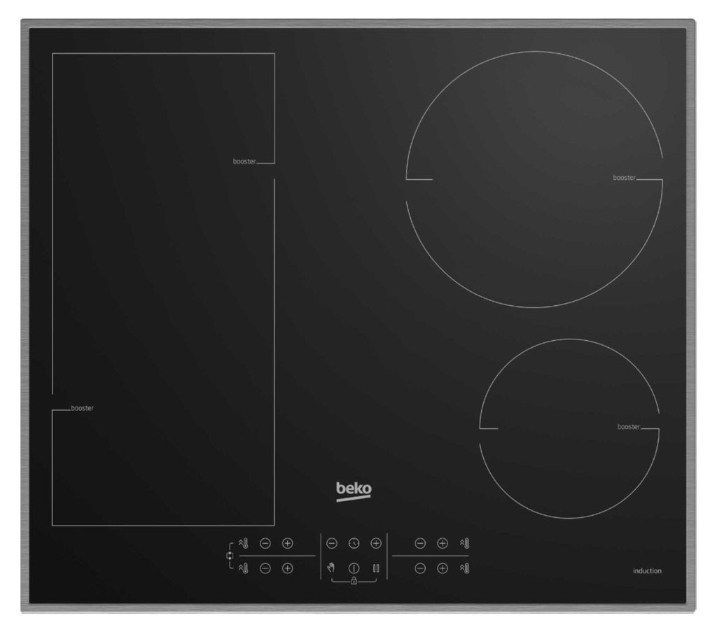 Beko HII 64200 FMTX Induktionskochfeld 60cm Produktbild 