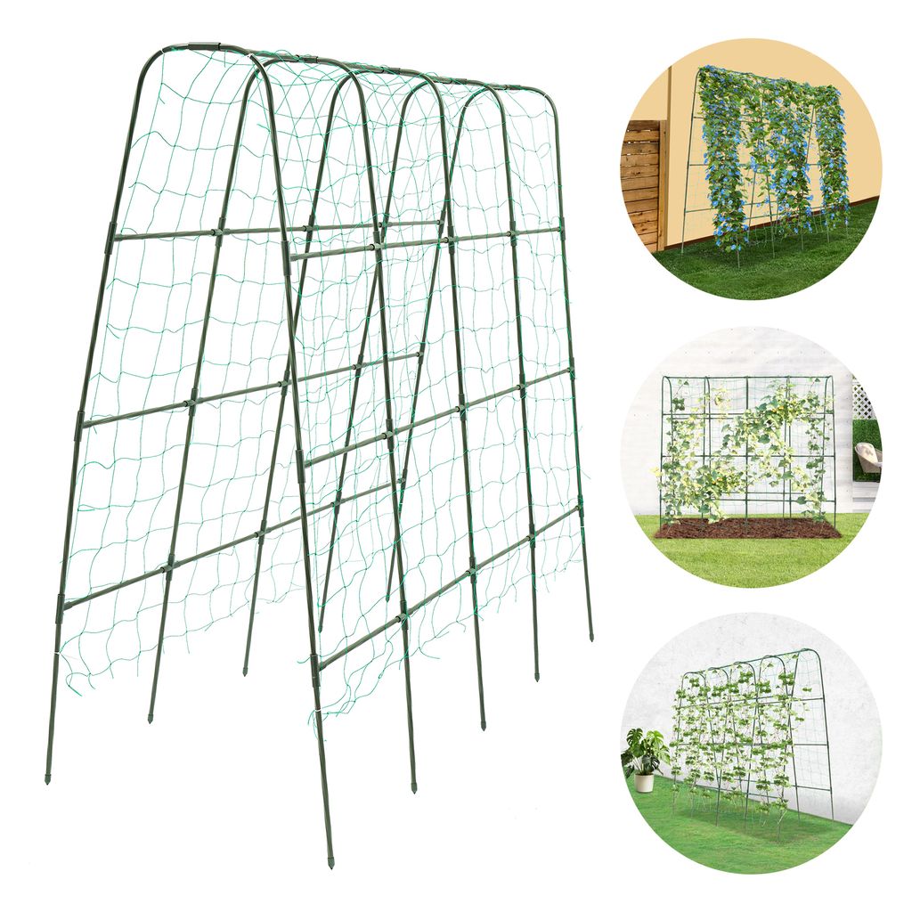 Garten Spalier 1.6*1.6m Bogen Tunnel Pflanzen-Ständer Pflanzzubehör