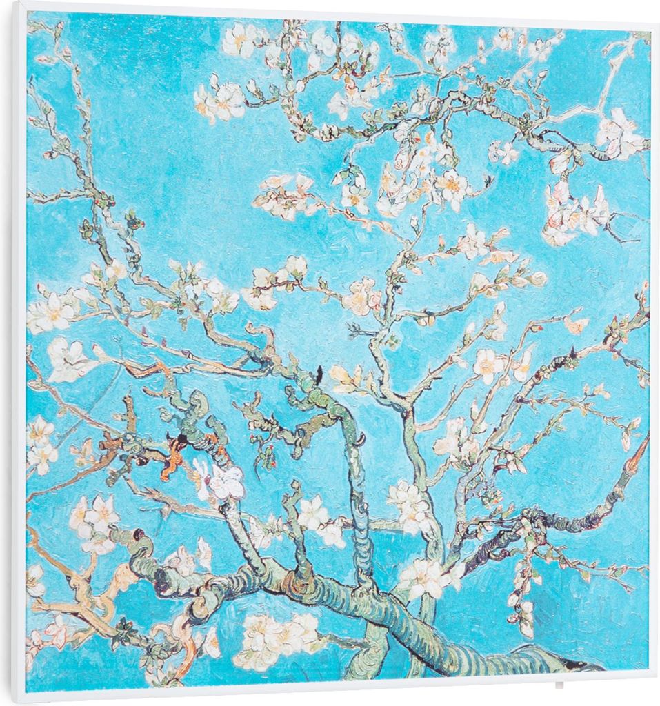 Klarstein Infrarotheizung mit Thermostat, 350W Elektroheizung, Smart Home Bild-Infrarotheizung zur Wandmontage, IR mit IoT/WiFi App-Control, Feucht...