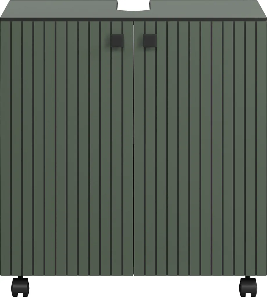 Gagner de la Place sous le Lavabo : Meuble de Rangement Vert Anti-Humidité