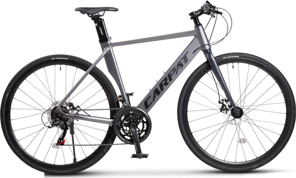 Vélo de course AIORBER, guidon galbé, cadre en aluminium, Image du produit 