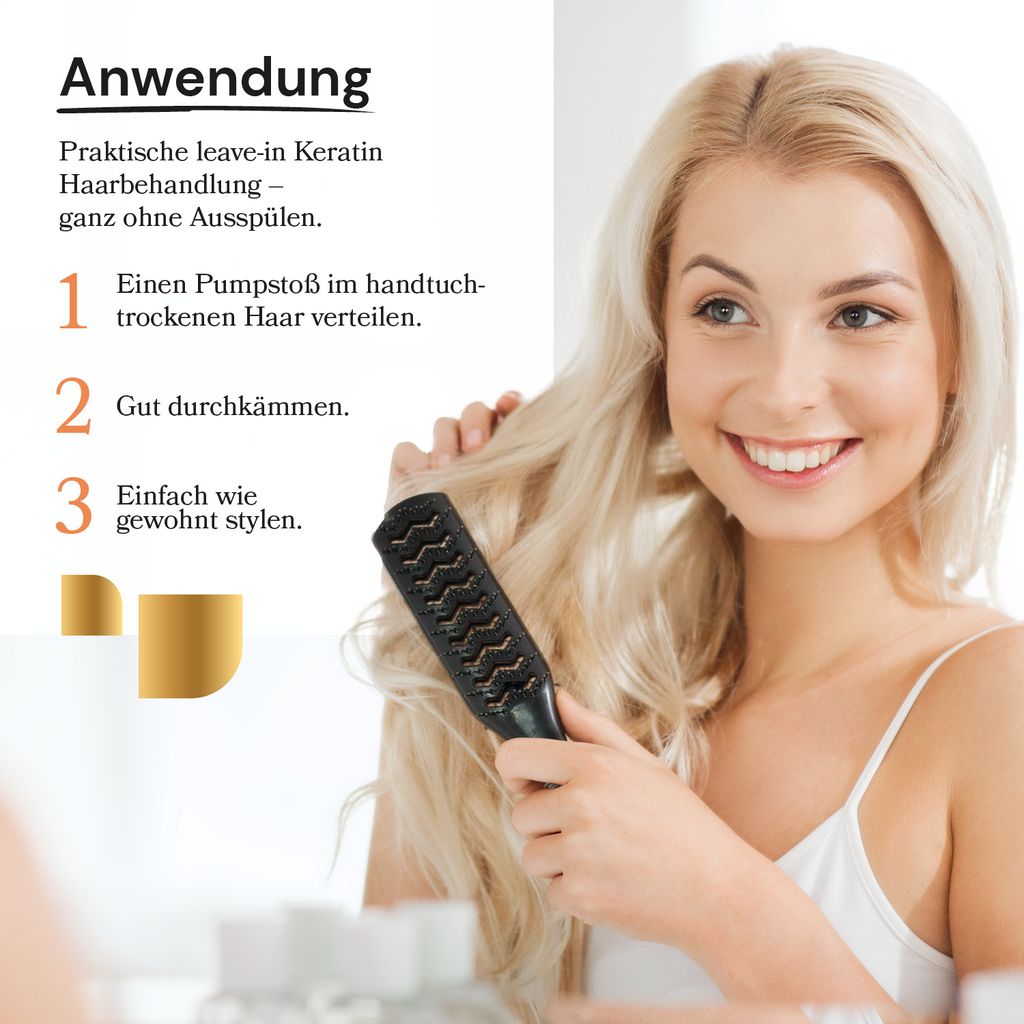 FemMas Haarserum  Anti Spliss mit Keratin & Argan 100ml Produktbild 4