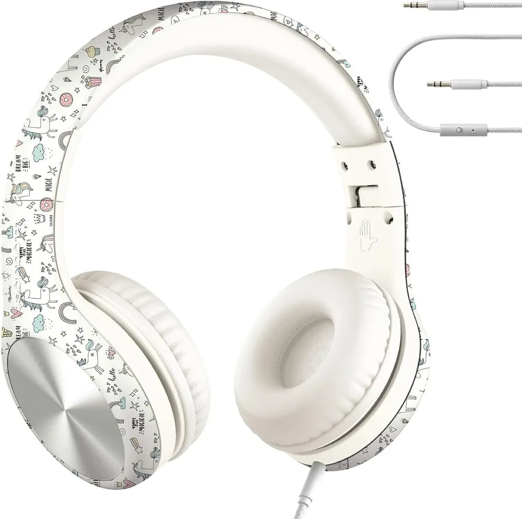 Cuffie Over-Ear Bambina con Microfono - Connect+ Pro Scuola e Viaggi