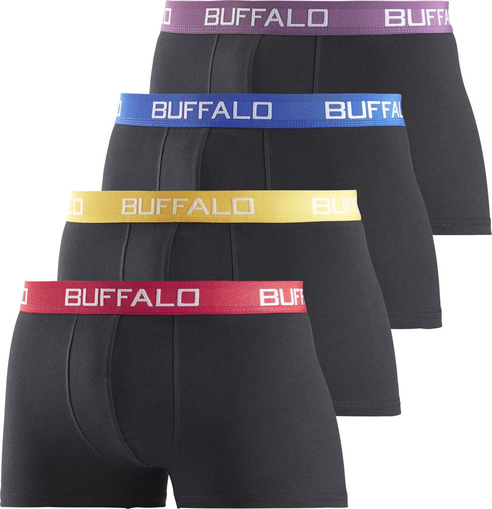 Buffalo Boxer 4 -teilig schwarz-bunt Größe L