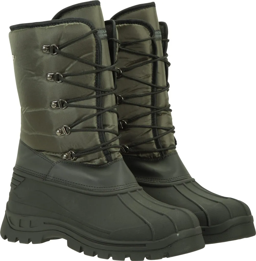 Après-ski gris pour homme Mountain Warehouse chaussures chaudes hiver