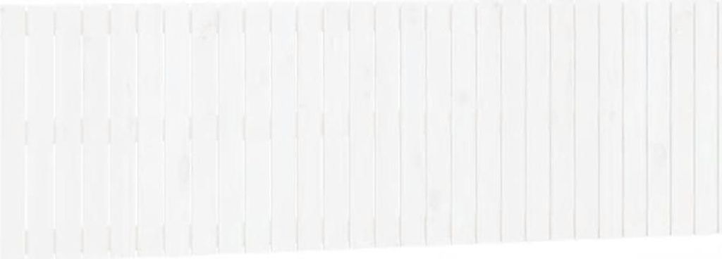 vidaXL Wand-Kopfteil Weiß 185x3x60 cm Massivholz Kiefer