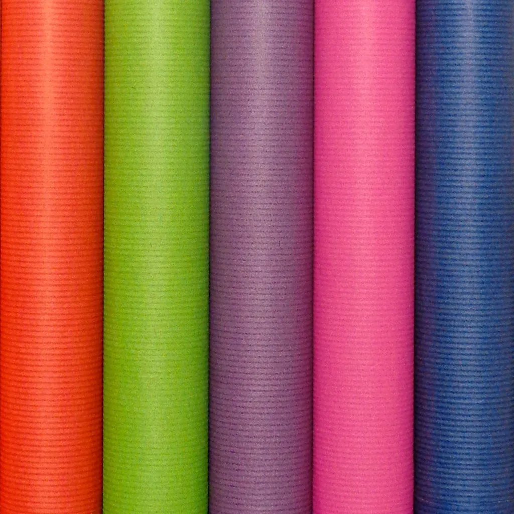 Rouleaux de papier cadeau kraft 70cm x 2m - Assortiment de 50 pièces