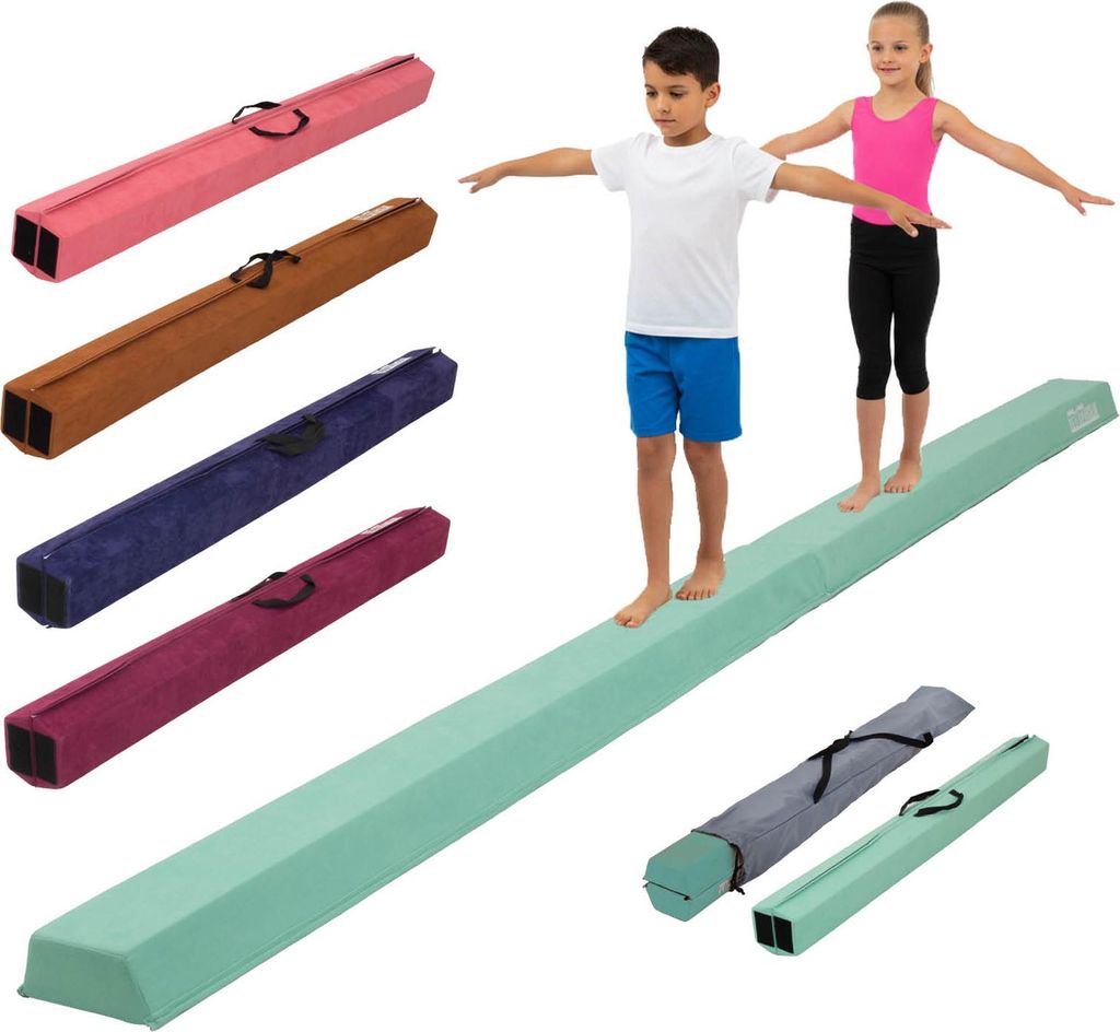 Schwebebalken 300 cm mint klappbar auf 150 cm tragbarer Produktbild 