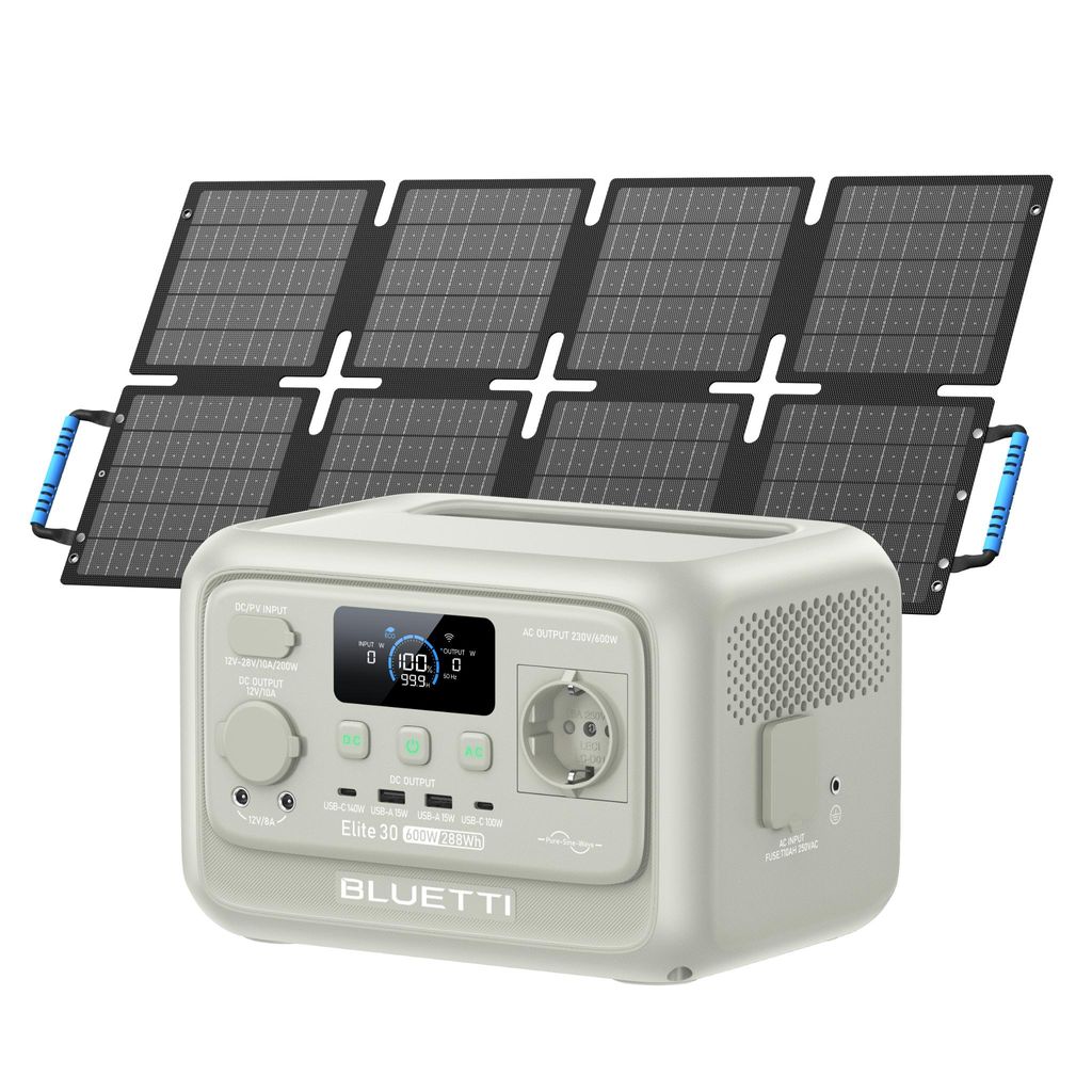BLUETTI Elite 30 V2 + Panel solar de 60W. Batería solar de Imagen del producto 