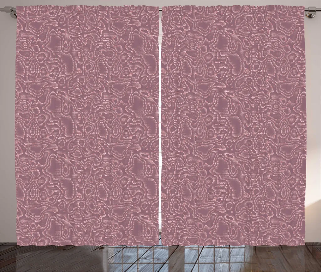 Rideau Anti-Regards 280x225 cm Motif Serpent pour Intimité et Style