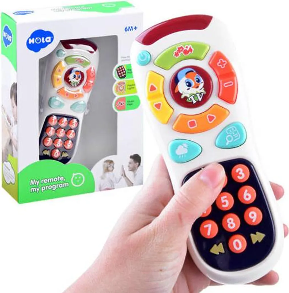 Télécommande TV interactive ZA3734 à grosses touches ergonomiques