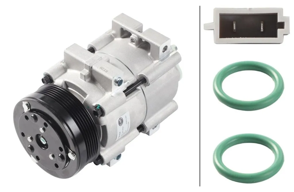 Réparer clim FORD TRANSIT : Compresseur 12V HELLA Ø 114 qualité IAM