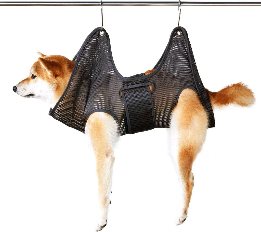 INF Haustierpflege Hängematte: Sichere und bequeme Fixierschlinge für einfache Nagelpflege M