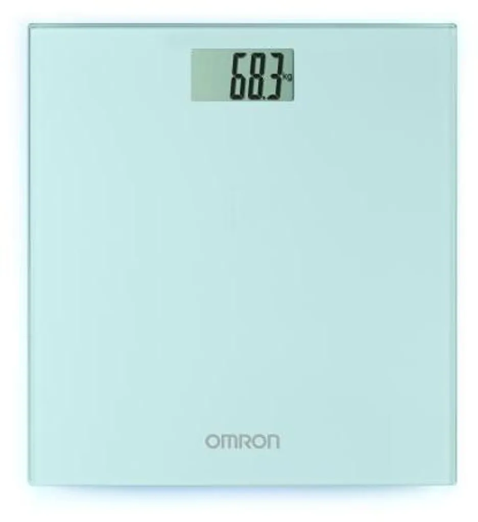 Pèse-personne Omron HN-289 ultra-plat avec grand écran LCD clair