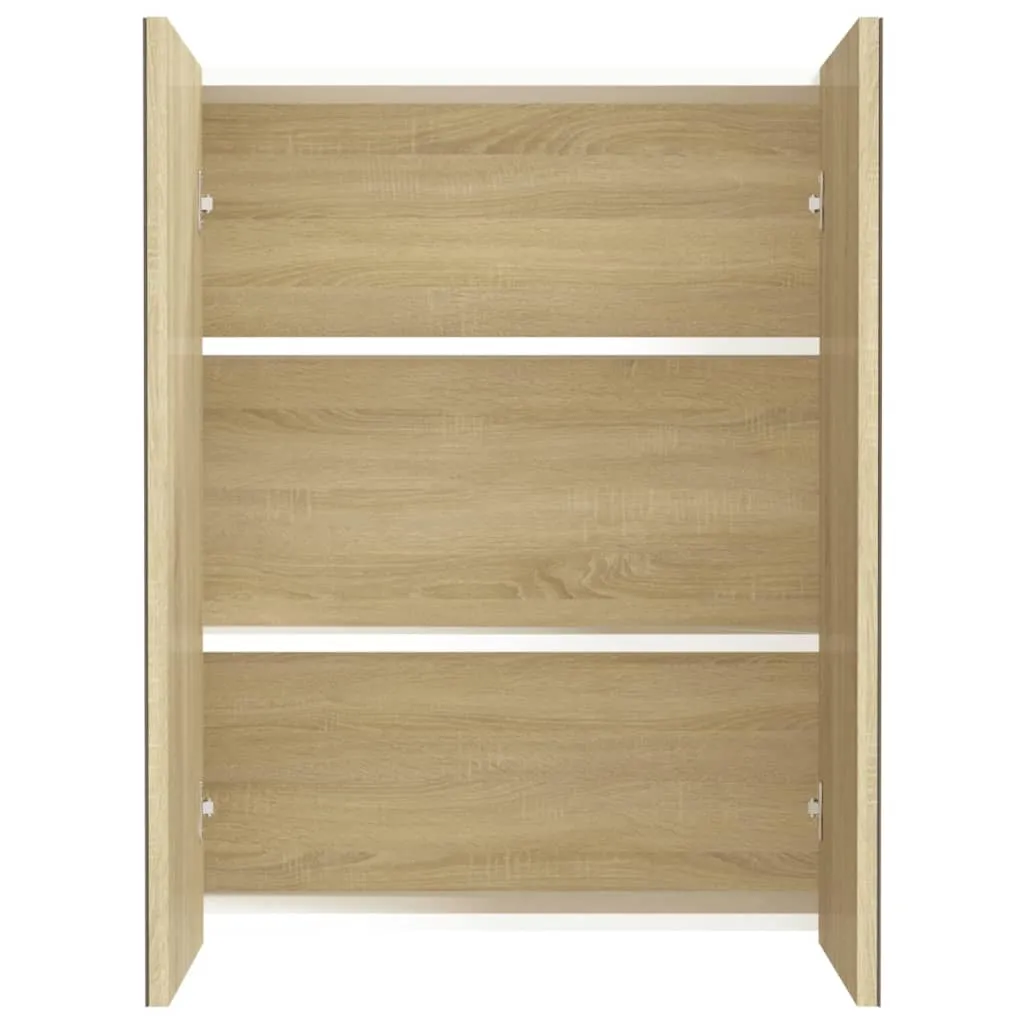Armoire de toilette anti-encombrement 60 cm, solution salle de bains - 4
