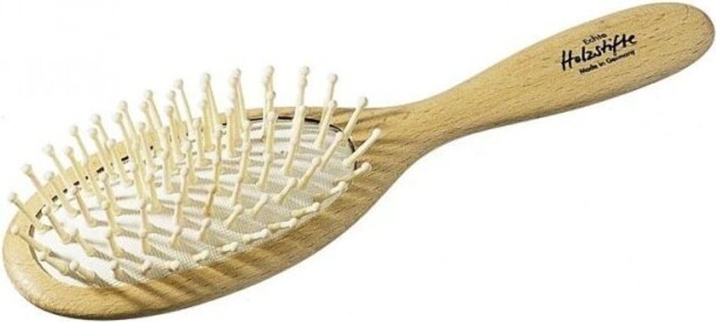 Keller PS Pneumatikbürste buche, groß oval, Holzstifte m. Nopp