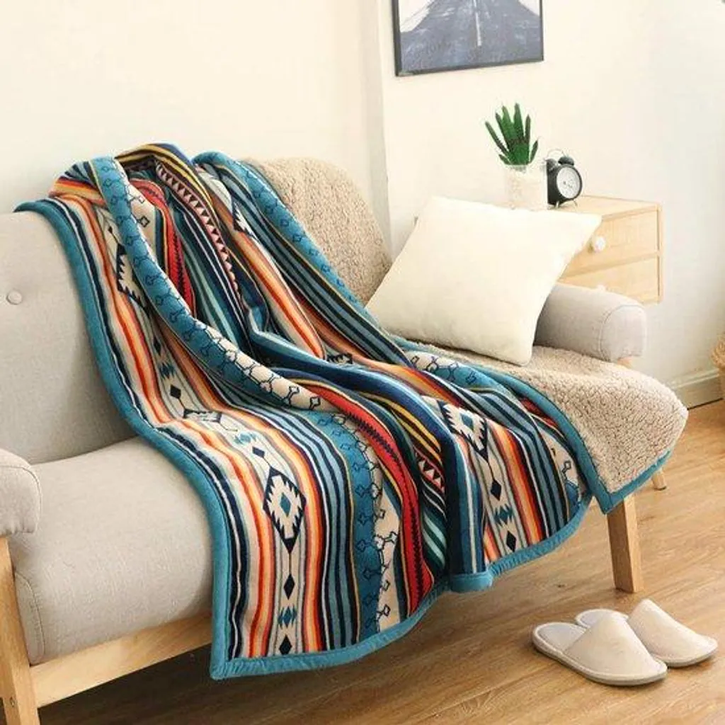 Couvertures en polaire double face contre le froid et les frissons