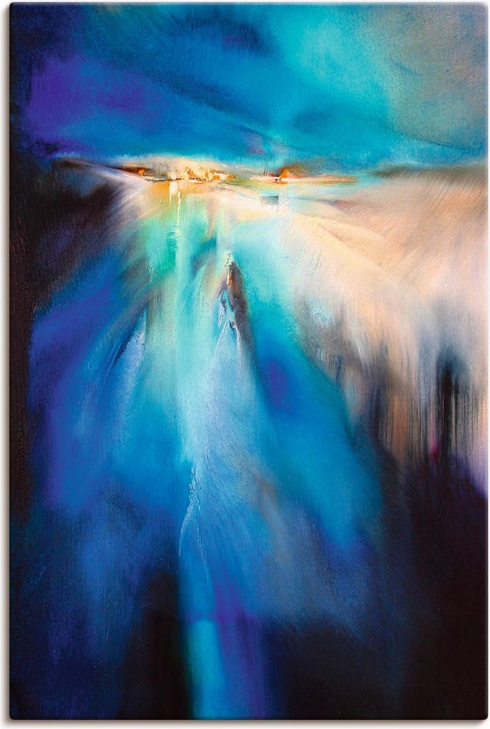 ARTland Leinwandbild Winterabend II Größe: 40x60 cm