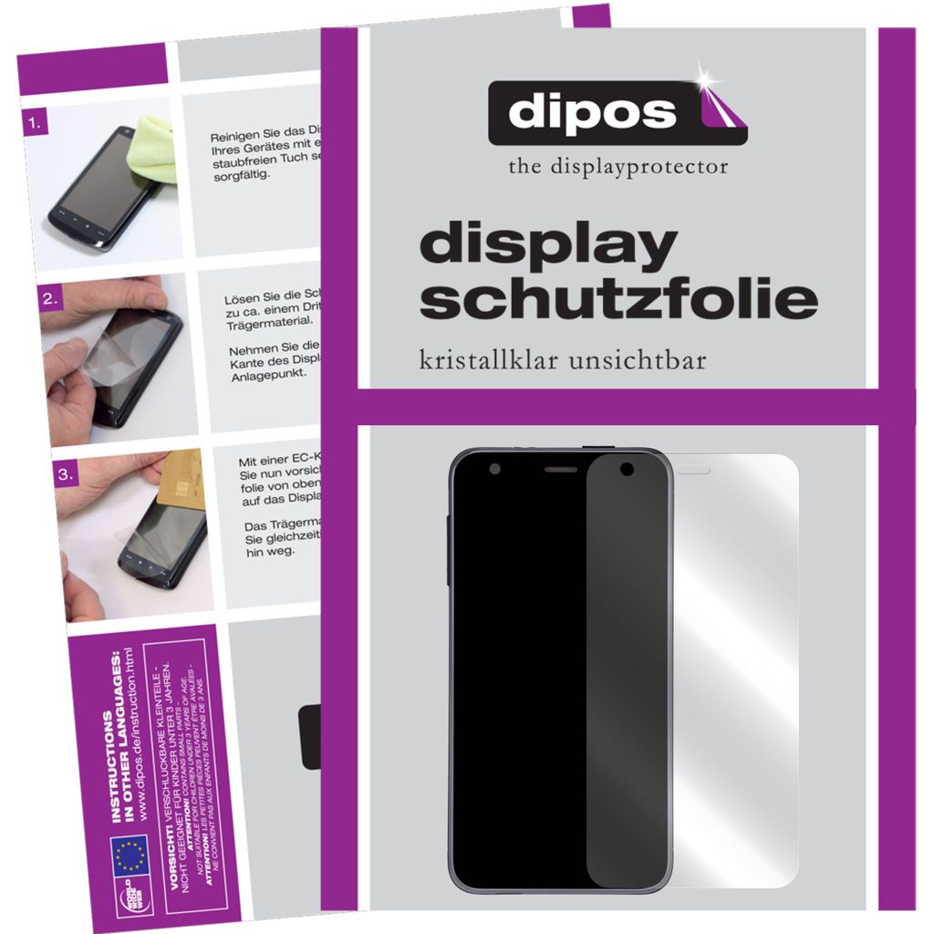 6x Schutzfolie für Meizu 15 klar Displayschutzfolie Folie Display Schutz dipos