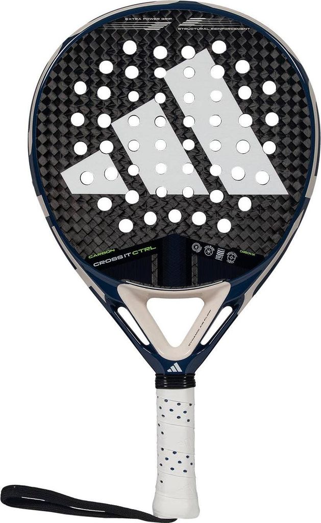Adidas Padel Cross It Carbon Ctrl 2025 Padelschläger Silber Produktbild 