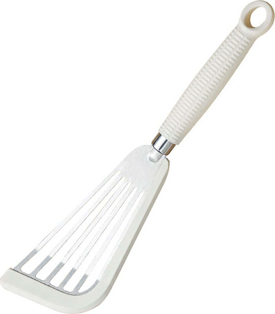 Kochspatel, antihaftbeschichtet, langer Griff, ausgehöhlt, multifunktional, Edelstahl, Silikon, Verbrühungsschutz, Fischspatel, Schaufel, Küchen...