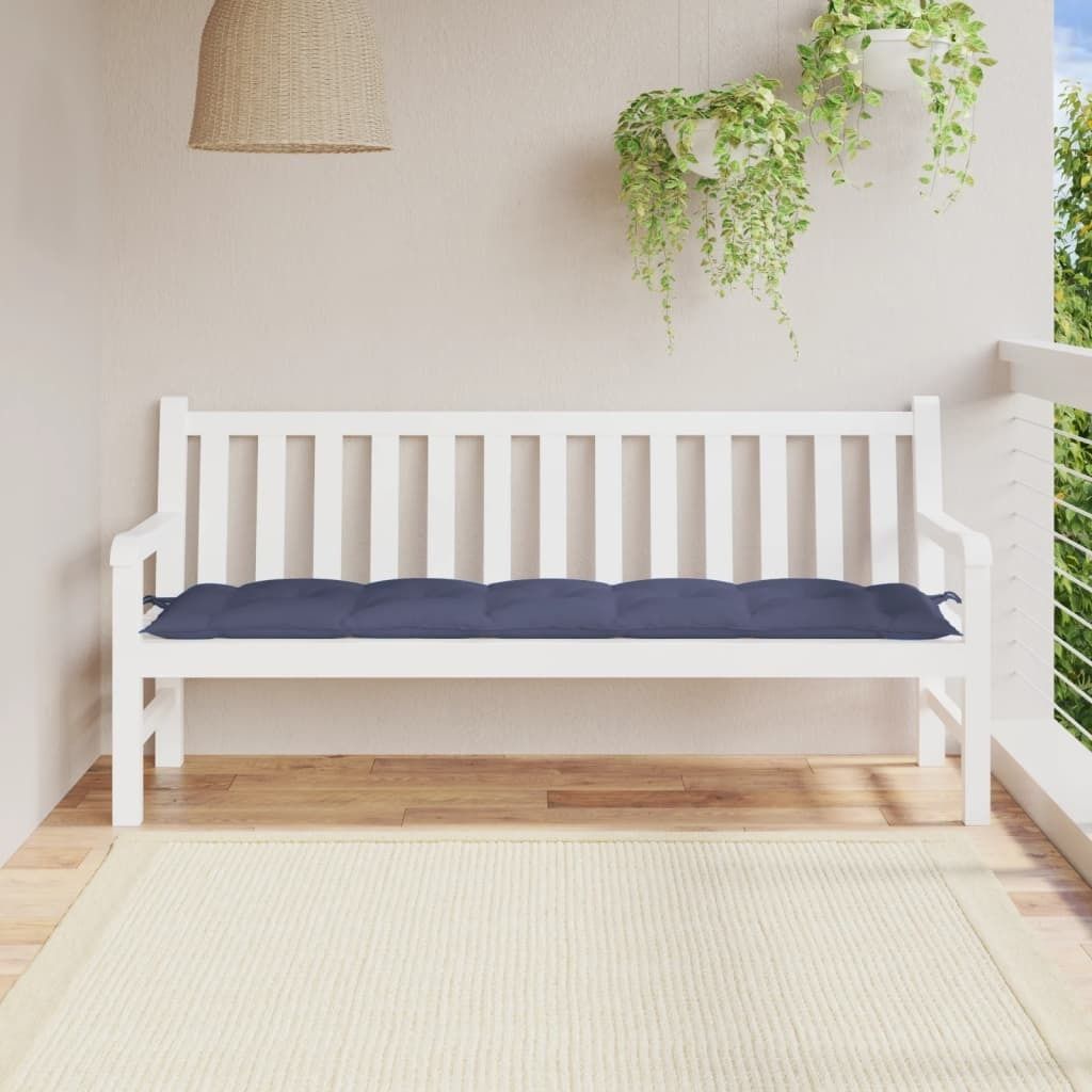 HOMMIE Gartenbankauflage - CLORIS - Gartenbank-Auflage Marineblau 180x50x7cm Oxford-Gewebe Promotion748605 - Gartenmöbelauflagen
