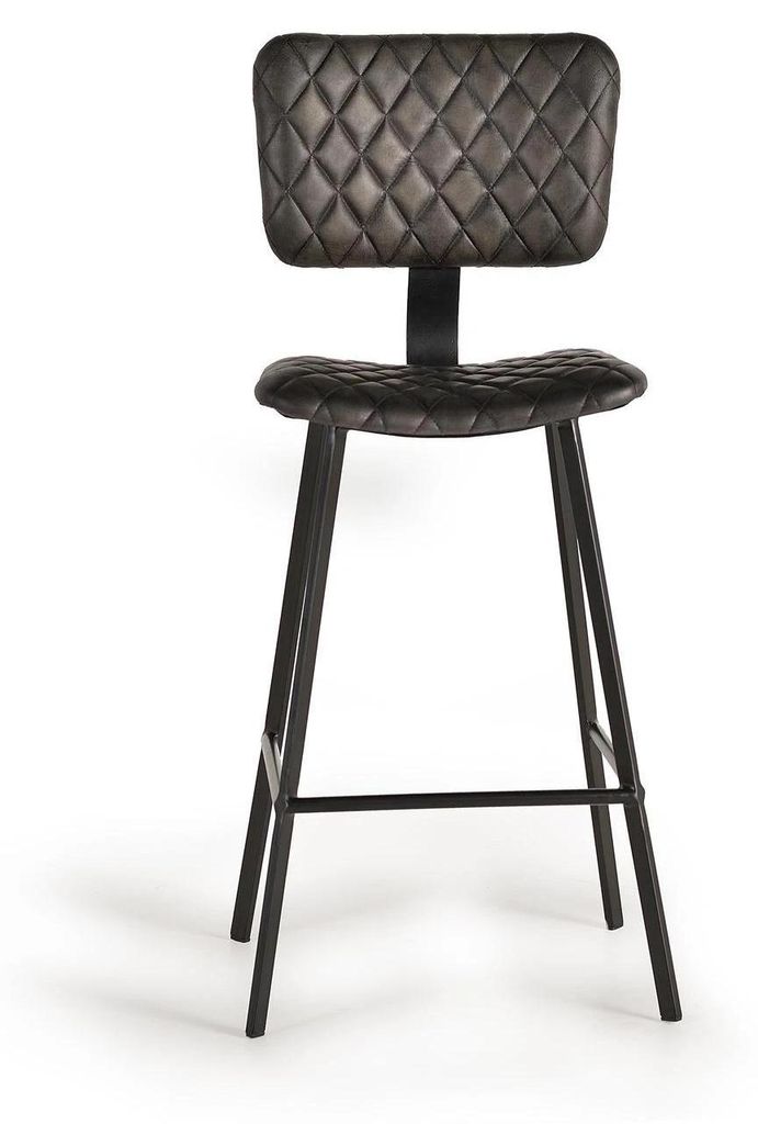 Set aus 2 Aman-Lederhockern, 112 cm x 45 cm x 46 cm Giner y Colomer
