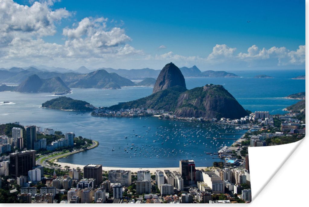 MuchoWow Poster Brasilien - Rio de Janeiro - Meer 30x20 cm - Plakate - Print