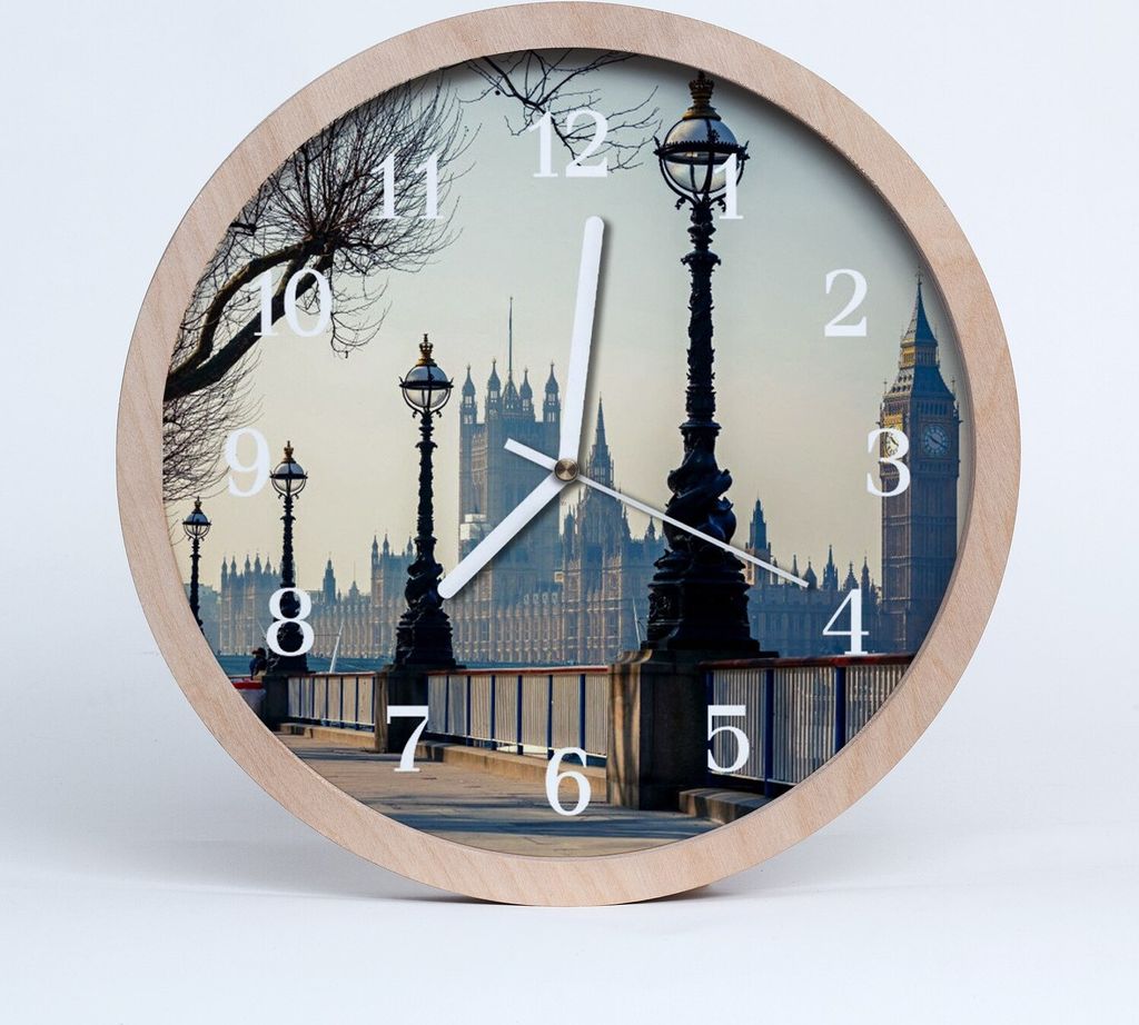 Holzuhr 30fi cm wanduhr - Laternen