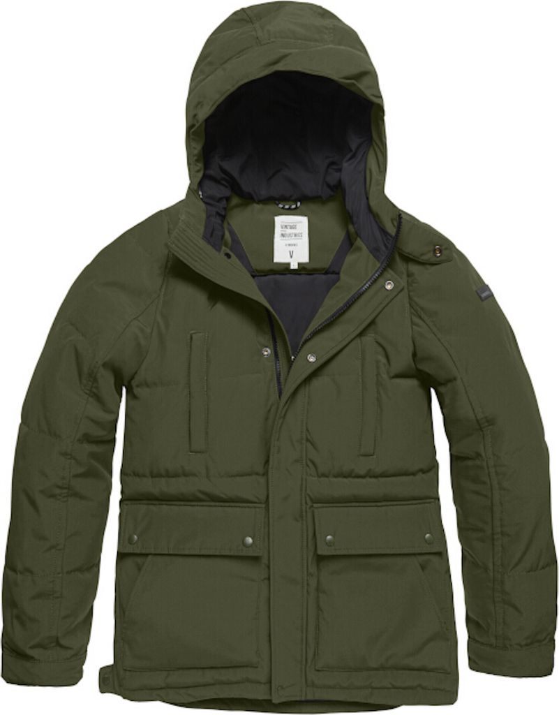 Vintage Industries Milo Parka Drab L
