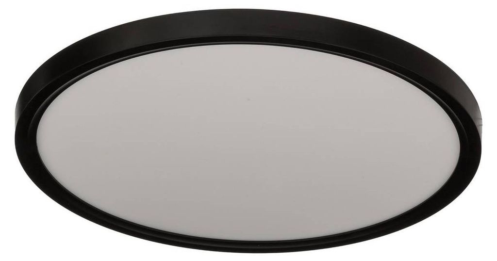 Lindby LED-Deckenleuchte Pravin, Ø 40 cm, CCT, schwarz Produktbild 
