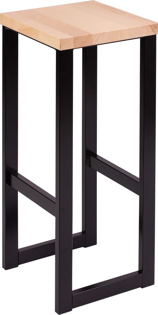 Spec-Wood, Hocker Holz LOFT, Barhocker Holz, Blumenhocker Produktbild 