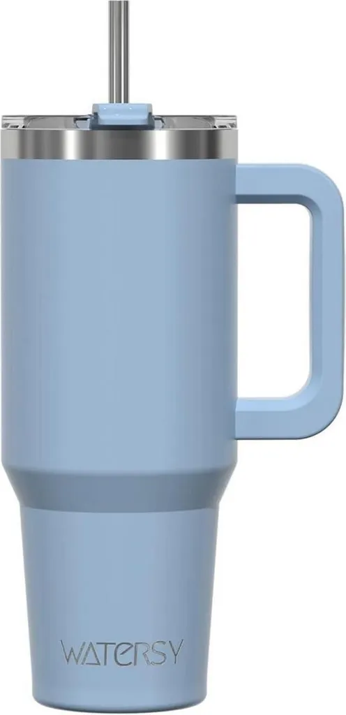 WATERSY Smog Blu 30oz - Mug Termica Ecosostenibile in Acciaio Inox