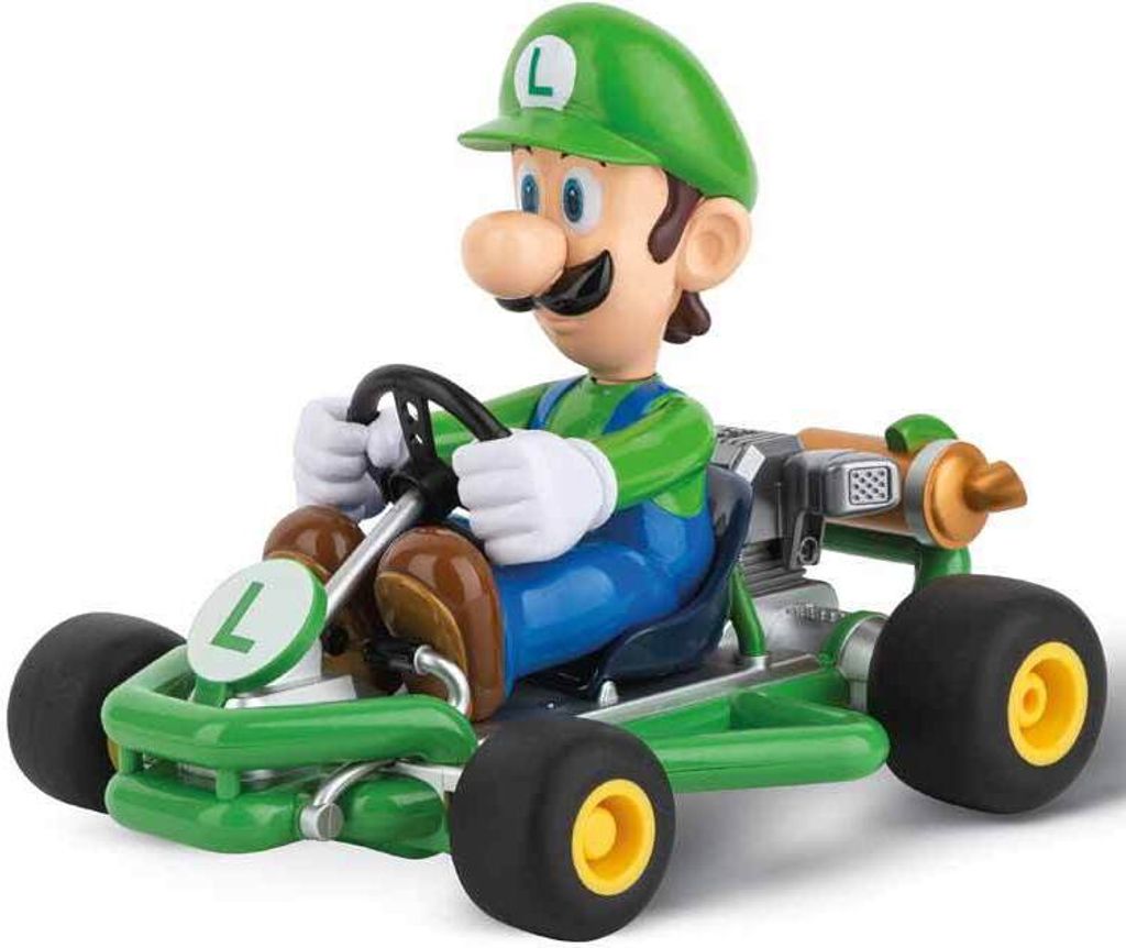 Carrera RC Super Mario Pipe Kart Luigi Lenkbares Auto Produktbild 9