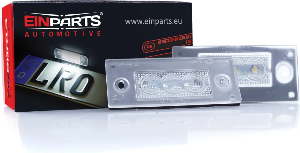 Éclairage de plaque LED Audi A3 8L A4 B5 Avant 12V 6000K Blanc Froid